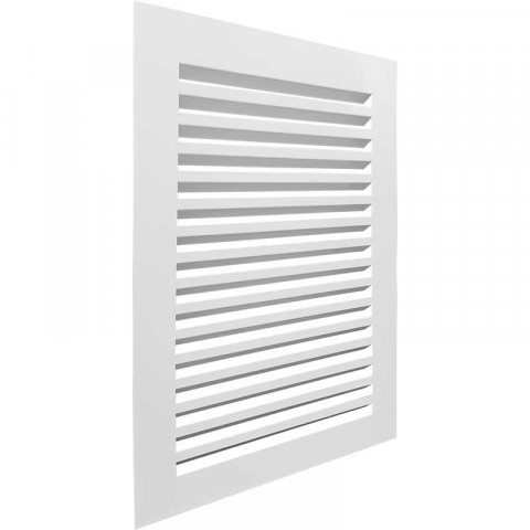 Декоративная решетка плоская из оцинкованной стали РКДМ-П