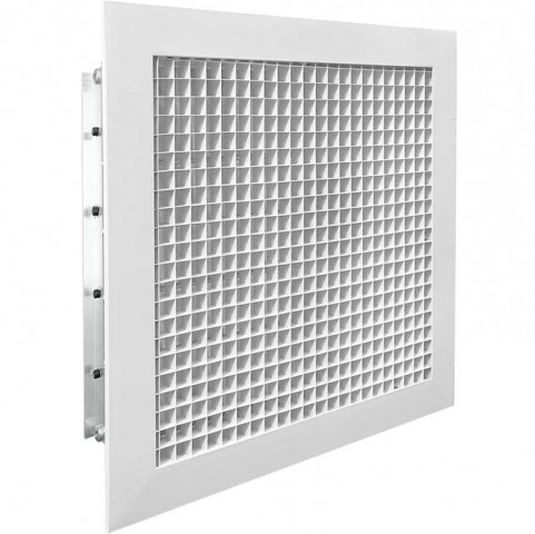 Алюминиевая сотовая решетка с клапаном расхода воздуха СВР-Р