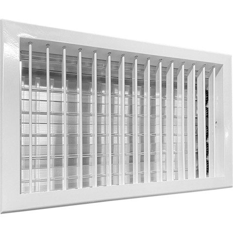 Вертикальная регулируемая решетка с клапаном РАГ-В+Р